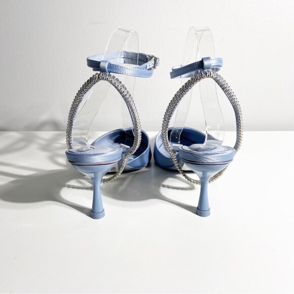 Jonathan Simkhai Sam Crystal Harness Pumps in Light Sky size 38 - Picture 3 of 8